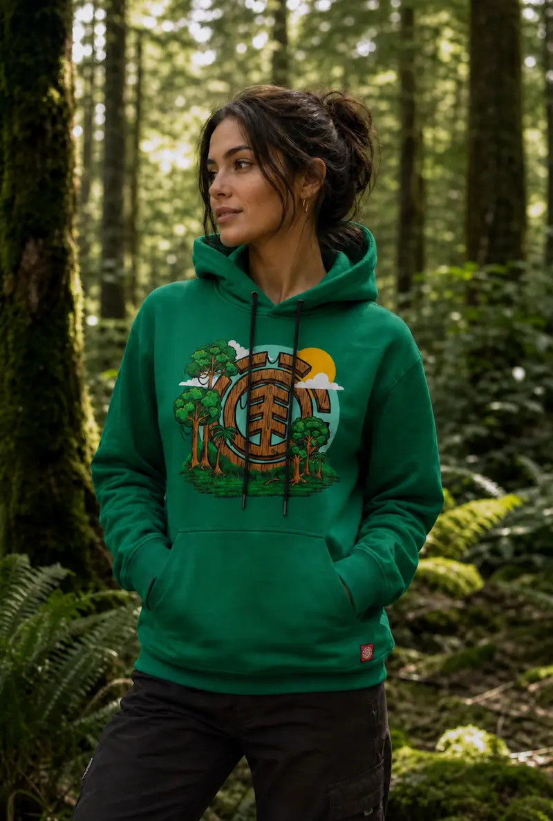 Hoodie element bosque - Imagen 2